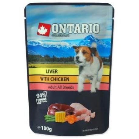 Ontario kaps. Liver with Chicken in Broth 10x100g