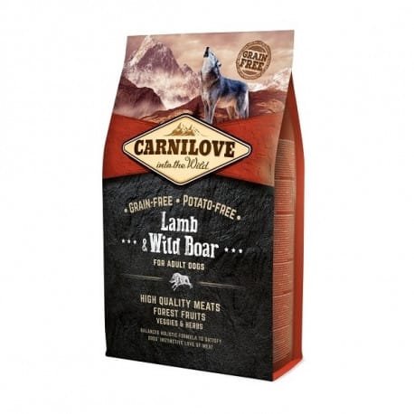 Carnilove Dog Lamb & Wild Boar for Adult 4kg