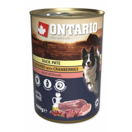 Ontario konz. Duck & Cranberries 400g