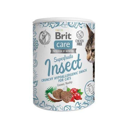 Brit Care Cat Snack Superfruits Insect 100g