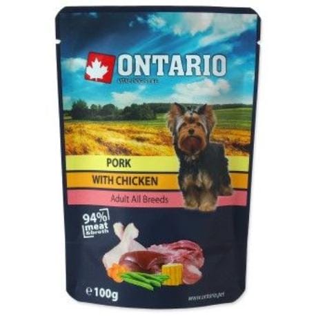 Ontario kaps. Pork with Chicken in Broth 10x100g