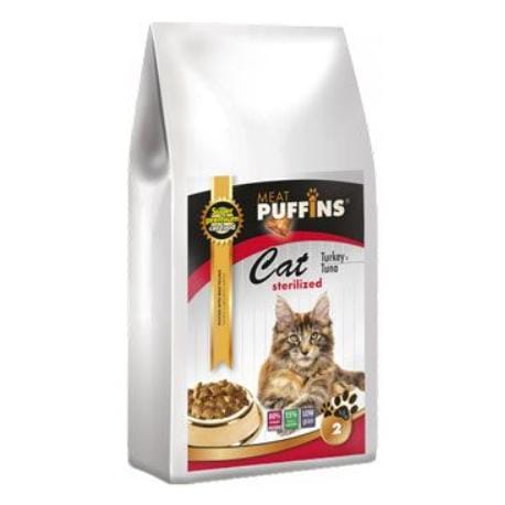 Puffins Cat Sterilised Turkey&Tuna 2kg