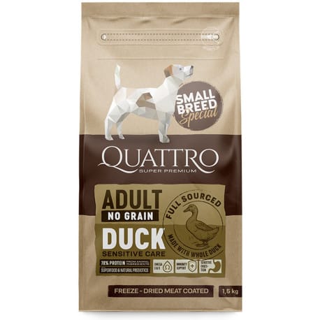 QUATTRO Dog Dry SB Adult Kachna 7kg