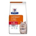 Hill's PD Cat C/D Multicare Urinary Stress Struvite/Oxalate Fish 8kg