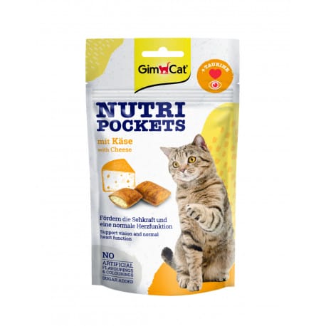 Gimcat Nutri Pockets se sýrem 60 g