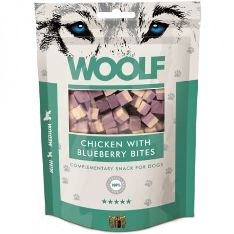 WOOLF pochoutka chicken with Blueberry bites 100g