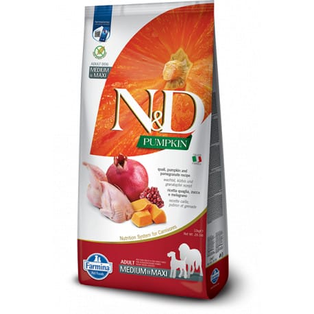 N&D Pumpkin DOG Adult M/L Quail & Pomegranate 12kg