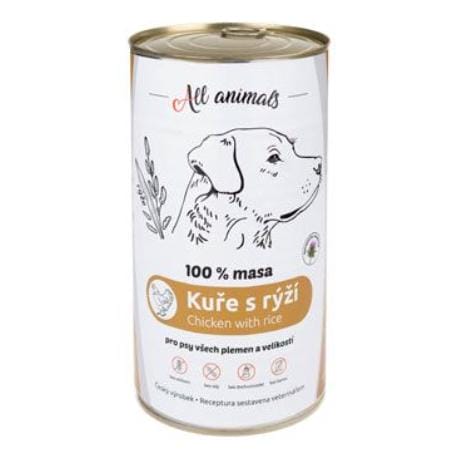 All Animals DOG kuřecí mleté s rýží 1200g