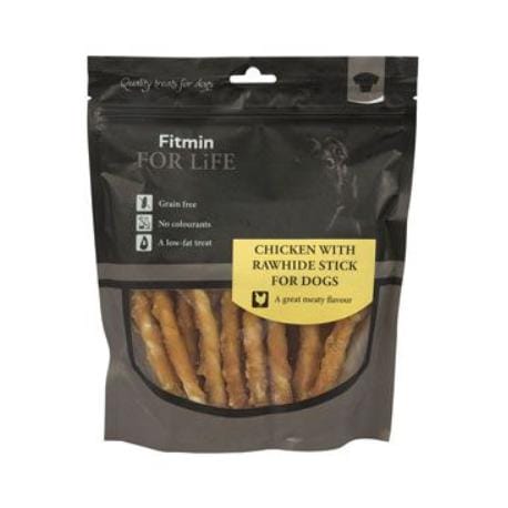 Pochoutka FFL dog treat chicken with rawhide stick400g