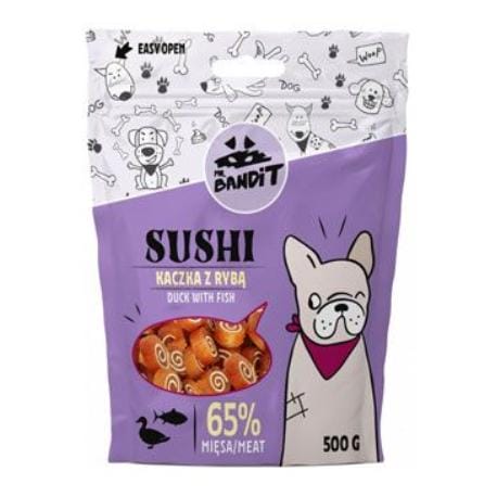 VetExpert Mr.Bandit pochoutka SUSHI kachna a ryba 500g