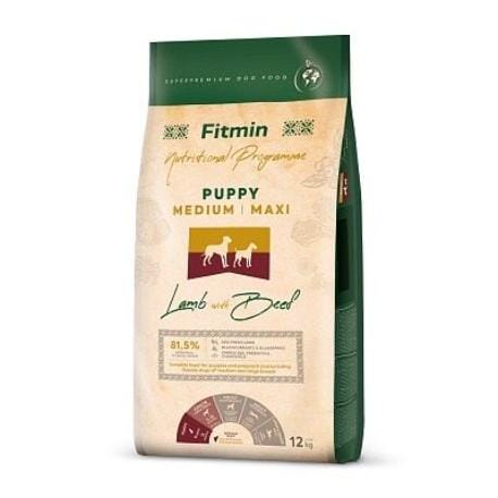 Fitmin Dog NP Medium Maxi Puppy Lamb&Beef 12kg