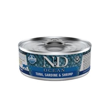N&D CAT OCEAN Adult Tuna & Sardine & Shrimps 70g