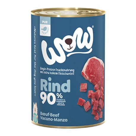 WOW konzerva PUR Hovězí monoprotein 400g