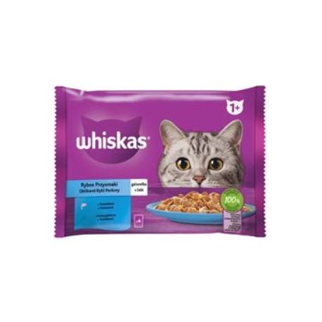 Whiskas kaps. Core rybí výběr v želé 4x85g