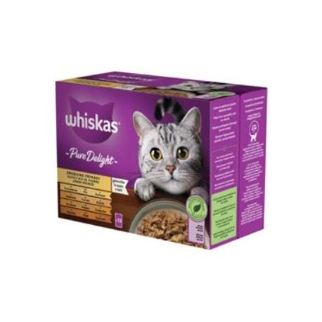 Whiskas kaps. Pure Delight drůb.výb.žel. 12x85g