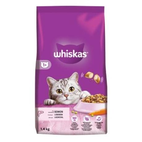 Whiskas Dry s lososem 1,4kg