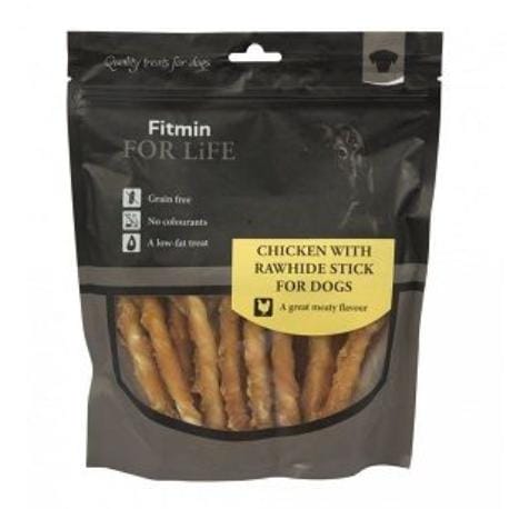 Fitmin Dog Treat Chicken With Rawhide Stick 400g