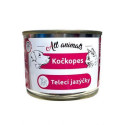 All Animals kočkopes Teľacie jazýčky 200g