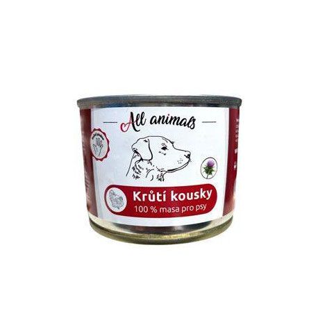 All Animals DOG Krůtí kousky 200g