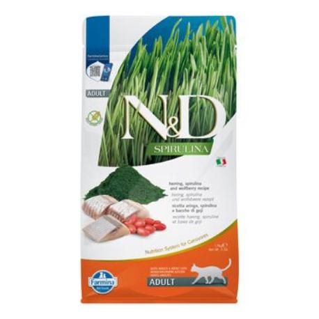 N&D SPIRULINA CAT Adult Herring & Wolfberry 1,5kg