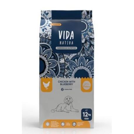 Kraftia VIDA NATIVA DOG Puppy M/L Chicken 12kg