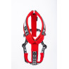 Manmat postroj SMART červeno-šedý L49-52 cm