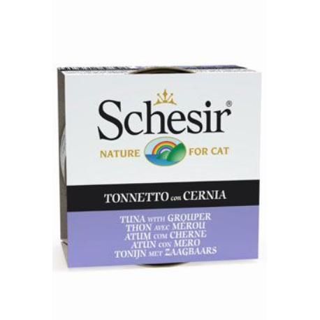 Schesir Cat konz. Adult tuňák/kanic 85G