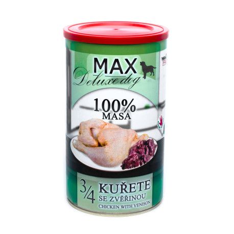 Sokol Falco Max Deluxe dog 3/4 kuřete se zvěřinou1200g