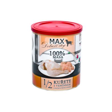 Sokol Falco Max Deluxe dog 1/2 kuřete s vemínkem 800g