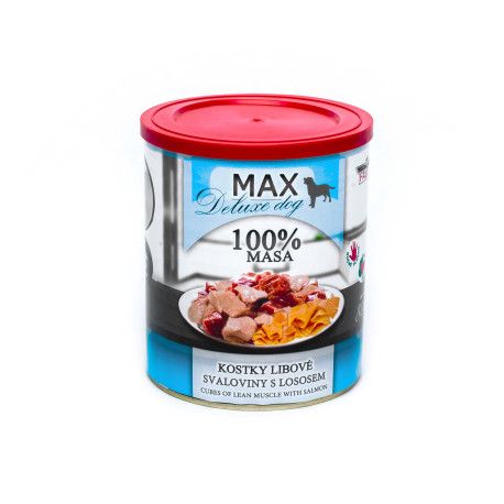 Sokol Falco Max Deluxe dog kostky hovězí + losos 800g