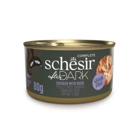 Schesir Cat konz. After Dark Wholefood kuře/kachna 80g