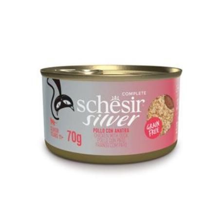 Schesir Cat konz. Senior Wholefood kuře/kachna 70g