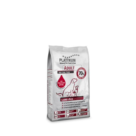 Platinum Adult Lamb+Rice 1,5kg