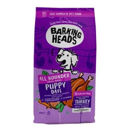 BARKING HEADS All Hounder Puppy Days Turkey 6kg