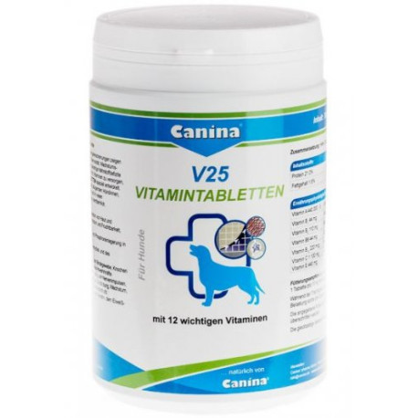 Canina V25 Vitamin Tabs 700g