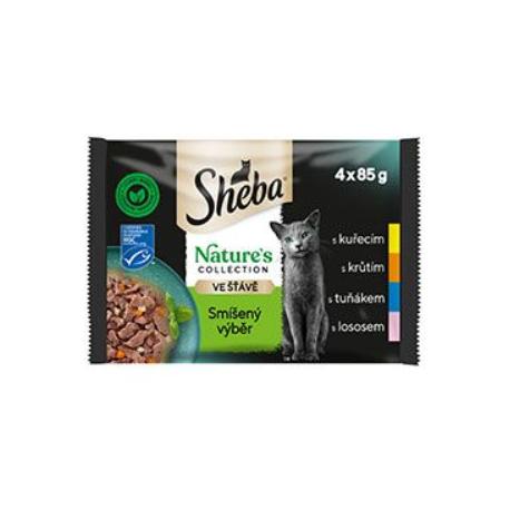 Sheba kapsa Nature Mix výběr 4x85g