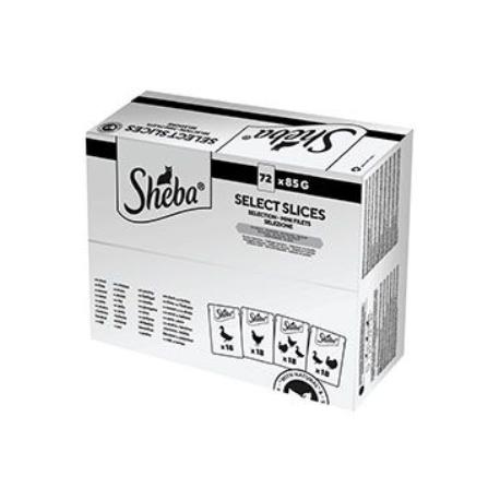 Sheba kapsa Drůbeží výběr pack 72x85g