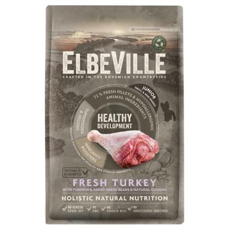 ELBEVILLE Puppy&Junior HD Mini Fresh Turkey 4kg