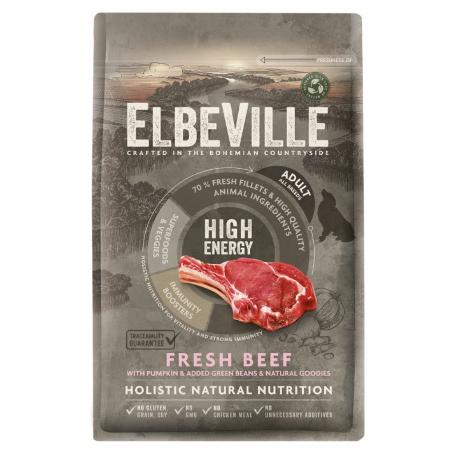 ELBEVILLE Adult All Breeds Fresh Beef High Energy 4kg