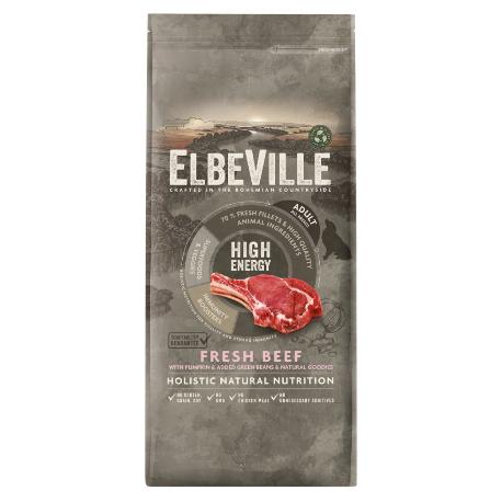 ELBEVILLE Adult All Breeds Fresh Beef HighEnergy11,4kg