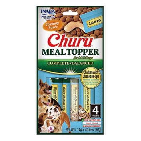 Churu Dog Meal Topper Chicken with Cheese Recipe 4x14g