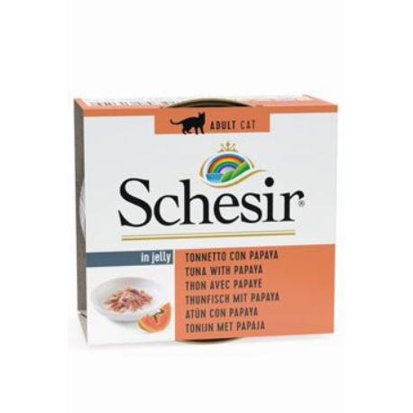 Schesir Cat konz. Adult tuňák/papája 75g