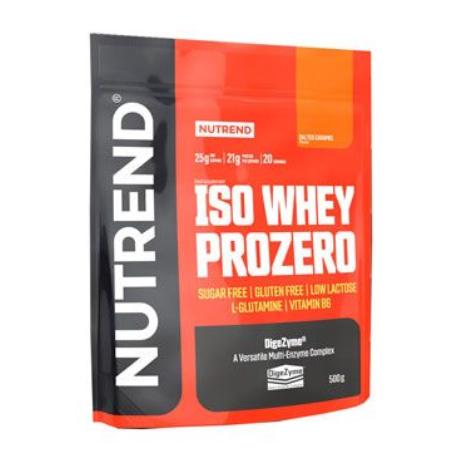 Nutrend ISO WHEY PROZERO slaný karamel 500g