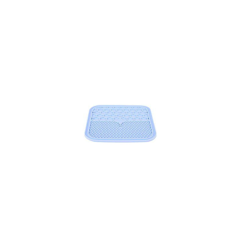 Lízací podložka pro psy SILICONE modrá L Zolux
