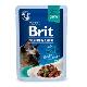 Brit Premium Cat D Fillets in Gravy with Beef 85g