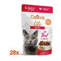 Calibra Cat kaps. Life Adult Beef in gravy 28x85g