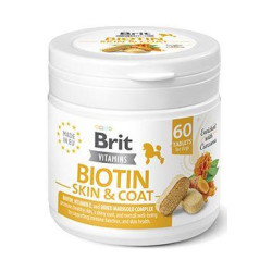 Brit Dog Vitamins Biotin Skin&Coat 120g (60tbl)
