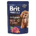 Brit Premium Dog Fillets Gravy Beef&Carrot 85g