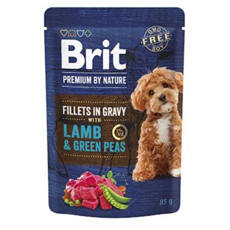 Brit Premium Dog Fillets Gravy Lamb&Green Peas 85g