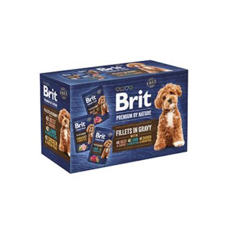 Brit Premium Dog Fillets Gravy Multipack 1020g